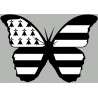 Effet papillon Breton (15x10.5cm) - Autocollant(sticker)