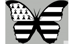 Effet papillon Breton (10x7cm) - Autocollant(sticker)