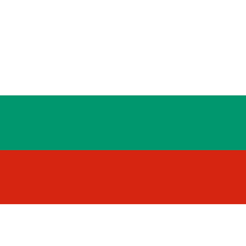 Drapeau Bulgarie - 5x3.3 cm - Sticker/autocollant