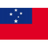 Drapeau Samoa (19.5x13cm) - Autocollant(sticker)