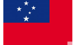 Drapeau Samoa (15x10cm) - Autocollant(sticker)