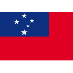 Drapeau Samoa (5x3.3cm) - Sticker/autocollant