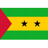 Drapeau Sao Tomé-et-Principe (19.5x13cm) - Autocollant(sticker)