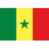 Drapeau Sénégal (19.5x13cm) - Autocollant(sticker)