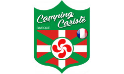 Campingcariste Basque (10x7.5cm) - Autocollant(sticker)