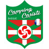 Camping cariste Basque (10x7.5cm) - Autocollant(sticker)