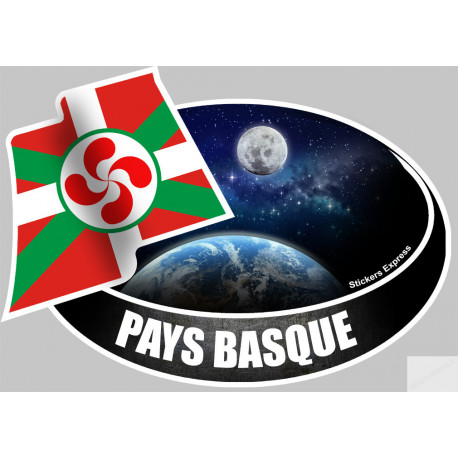PAYS BASQUE (10X14cm) - Autocollant(sticker)