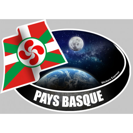 PAYS BASQUE (10X14cm) - Autocollant(sticker)
