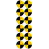 CRASH TEST - 12 stickers de 5cm - Sticker/autocollant