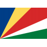 Drapeau Seychelles (5 x 3.3 cm) - Autocollant(sticker)