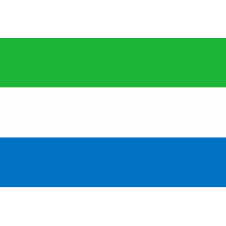 Drapeau Sierra Leone (19.5 x 13 cm) - Autocollant(sticker)