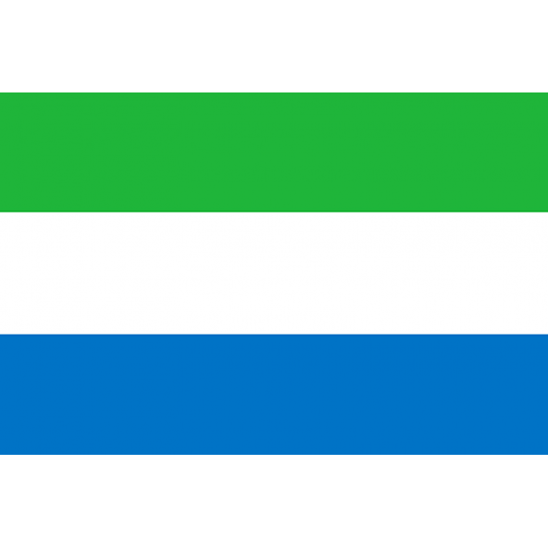 Drapeau Sierra Leone (19.5 x 13 cm) - Autocollant(sticker)