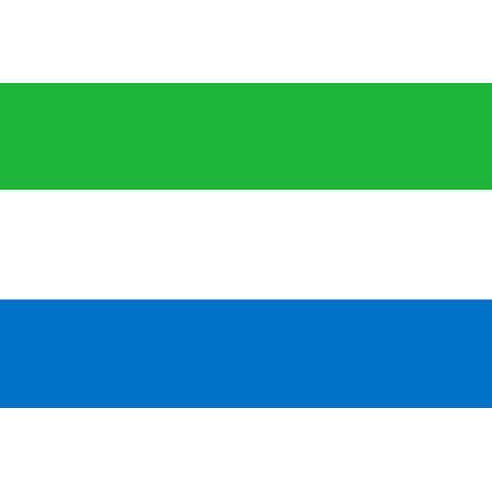Drapeau Sierra Leone (19.5 x 13 cm) - Sticker/autocollant