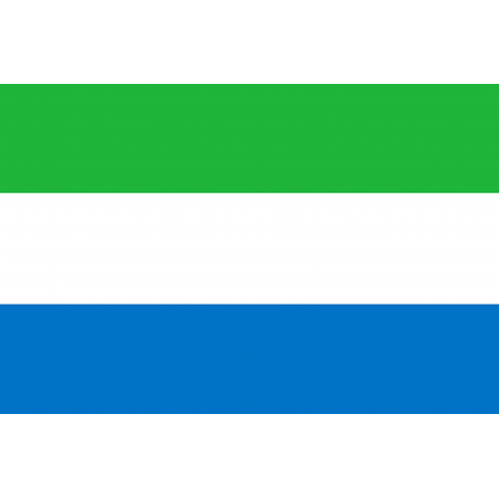 Drapeau Sierra Leone (19.5 x 13 cm) - Autocollant(sticker)