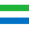 Drapeau Sierra Leone (19.5 x 13 cm) - Sticker/autocollant