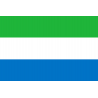 Drapeau Sierra Leone (19.5 x 13 cm) - Autocollant(sticker)