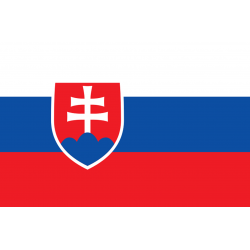 Drapeau Slovaquie (5 x 3.3 cm) - Autocollant(sticker)