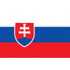 Drapeau Slovaquie (5 x 3.3 cm) - Autocollant(sticker)