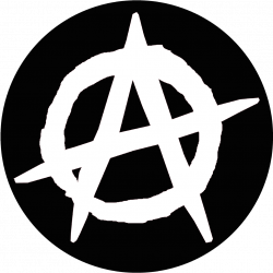 Symbole anarchiste (20x20cm) - Autocollant(sticker)