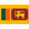 Drapeau Sri Lanka (19.5 x 13 cm) - Autocollant(sticker)