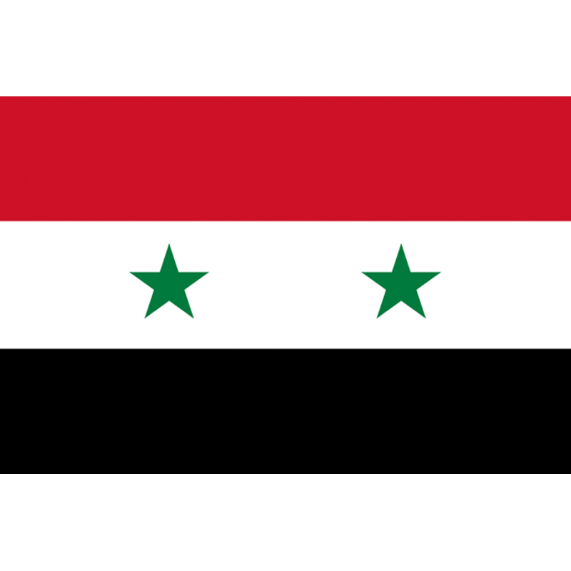 Drapeau Syrie (15 x 10 cm) - Autocollant(sticker) Drapeau Syrie (15 x 10 cm) - Autocollant(sticker)