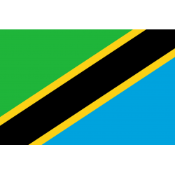 Drapeau Tanzanie (5 x 3.3 cm) - Autocollant(sticker)