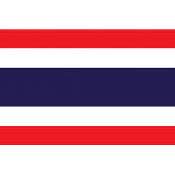 Drapeau Thaïlande (19.5 x 13 cm) - Autocollant(sticker)