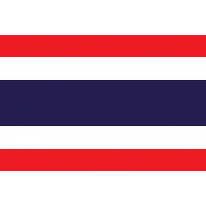 Drapeau Thaïlande (19.5 x 13 cm) - Autocollant(sticker)