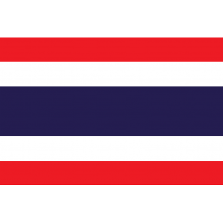 Drapeau Thaïlande (19.5 x 13 cm) - Autocollant(sticker)