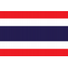 Drapeau Thaïlande (19.5 x 13 cm) - Autocollant(sticker)