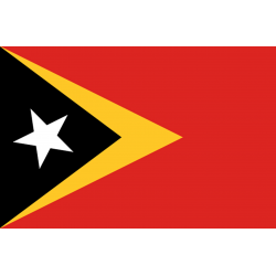 Drapeau Timor Oriental (15 x 10 cm) - Autocollant(sticker)