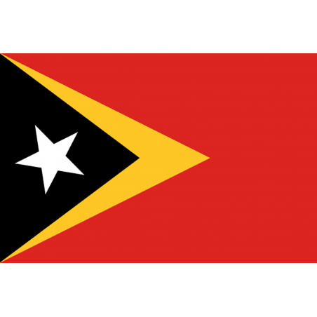 Drapeau Timor Oriental (15 x 10 cm) - Autocollant(sticker)