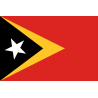 Drapeau Timor Oriental (15 x 10 cm) - Autocollant(sticker)