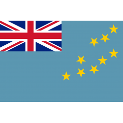 Drapeau Tuvalu (15 x 10 cm) - Autocollant(sticker)