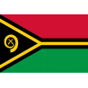 Drapeau Vanuatu (5 x 3.3 cm) - Autocollant(sticker)
