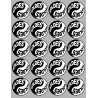 Série YIN YANG SOLDES (20 stickers 5x5cm) - Autocollant(sticker)