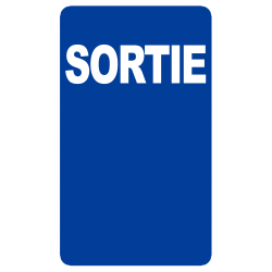 Sortie (15x9cm) - Autocollant(sticker)