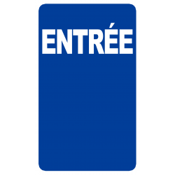 Entrée (25x15cm) - Autocollant(sticker)