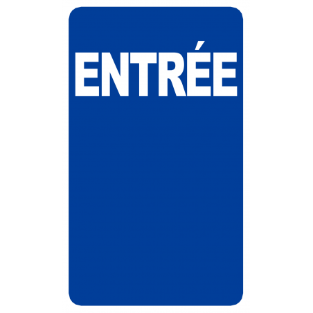 Entrée (25x15cm) - Autocollant(sticker)