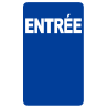 Entrée (20x12cm) - Sticker/autocollant