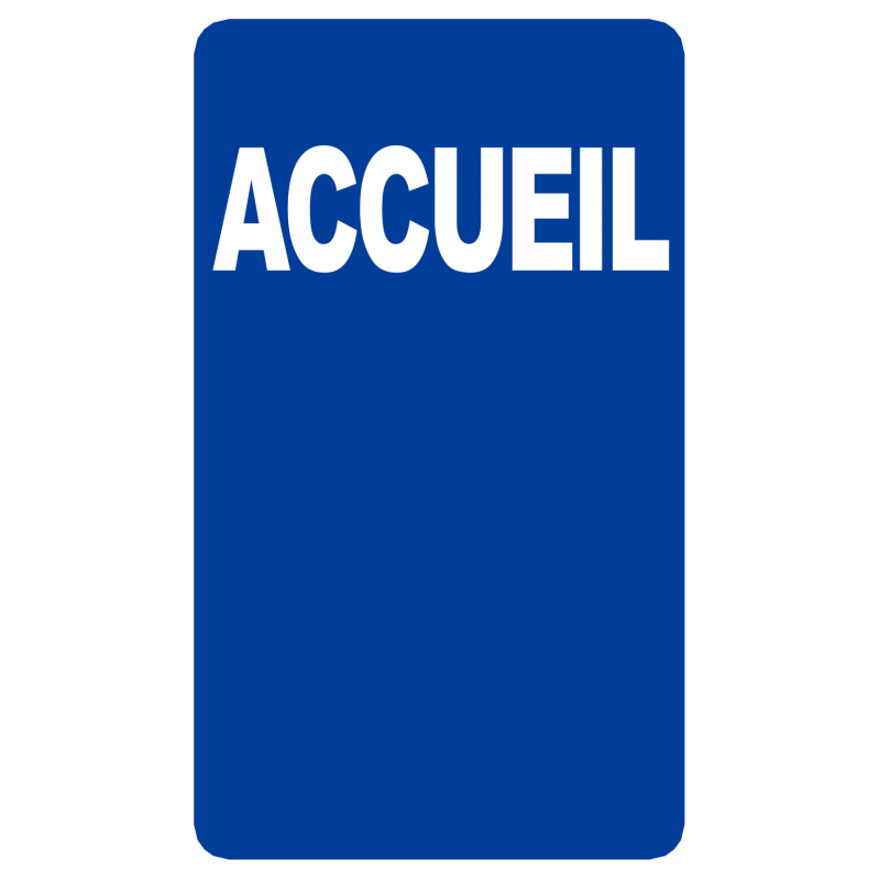 Accueil (15x9cm) - Autocollant(sticker)