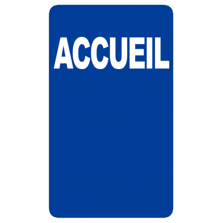 Accueil (15x9cm) - Autocollant(sticker)