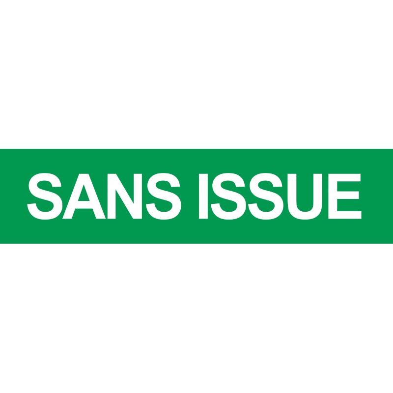 Sans issue vert (29x7cm) - Autocollant(sticker)