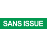 Sans issue vert (29x7cm) - Autocollant(sticker)