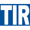 TIR pour transport (14,5x10,5cm) - Autocollant(sticker)