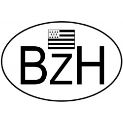 BZH Bretagne (15x10cm) - Autocollant(sticker)