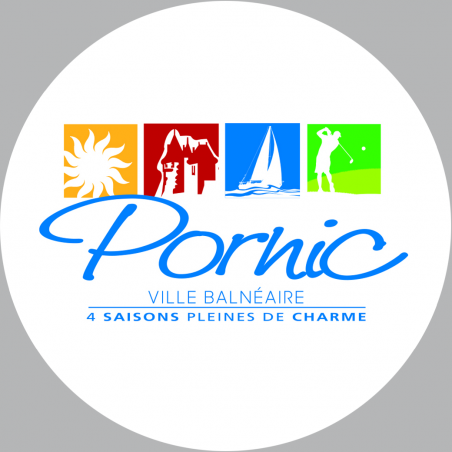 Pornic (5cm) - Autocollant(sticker)