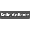 Salle d'attente F (28x7cm) - Sticker/autocollant