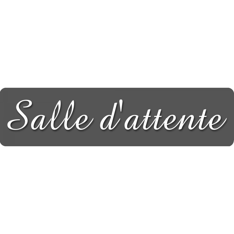 Salle d'attente 2 (28x7cm) - Autocollant(sticker)