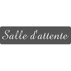 Salle d'attente 2 (20x5cm) - Autocollant(sticker)